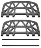 Pedal - Honeycomb set of 2 (KS-S22|KS-S22PRO)